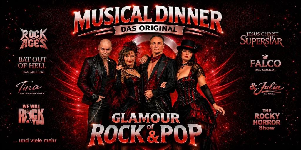 Musical Dinner GLAMOUR of ROCK & POP Bad Essen